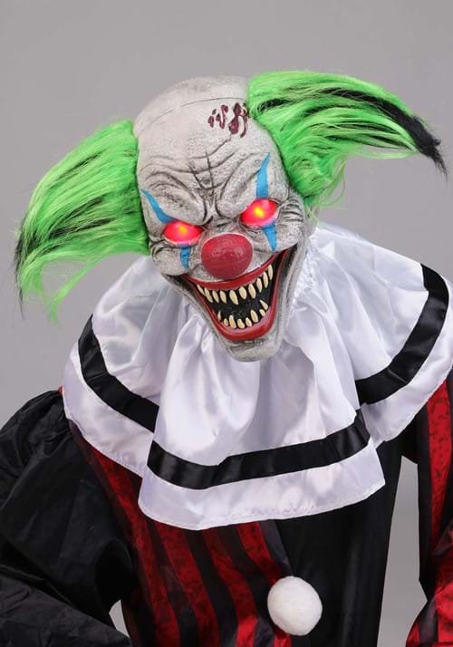 2.9FT Crouching Clown Red Animatronic Decoration - Image 2